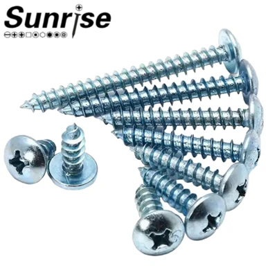 ASME B18.6.3 Stupeň 4.8 8.8 Skrutka s krížovou drážkou Phillips Mushroom Truss